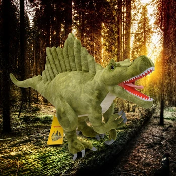 1pcs 30/66cm Dinozaurų Pliušiniai Žaislai Tyrannosaurus Rex Spinosaurus iškamša Lėlės Vaikams, Vaikų Berniukų Gimtadienio Dovana