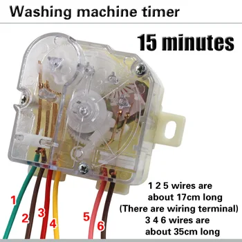 6-line 180 laipsniu pakreiptas ausies Skalbimo mašina laikmačio jungiklis laikmatis Plovimo Pusiau automatinė dukart cilindrų skalbimo mašina