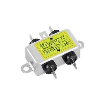 AC valymo 220V vienfazio maitinimo filtras EMI anti-trukdžių valymo garso CW1B-T(B2)1A3A6A10A