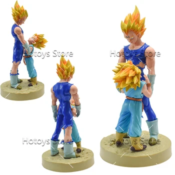 Anime Figue Dragon Ball Z Vedžitas Torankusu Skrynios Tėvas ir Sūnus Atsisveikinimo Žaislas PVC Veiksmų Skaičiai Super Saiyan Modelis Lėlės, Žaislai