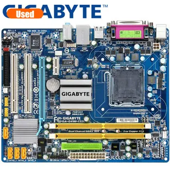 GIGABYTE GA-G41M-ES2L Darbastalio Plokštė G41 Socket LGA 775 Už Core 2 DDR2 8G Micro ATX Originalus Naudojami