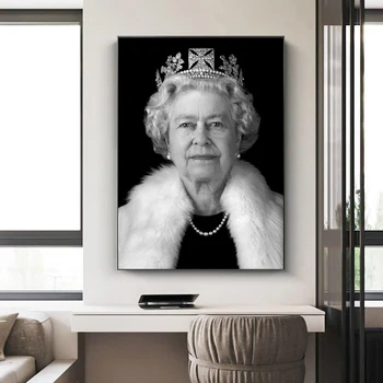 Karalienės Elžbietos II Portretas, Drobė Paveikslų, Plakatų ir grafikos Sienos Menas Nuotraukas Kambarį Namo Sienų Apdaila Cuadros