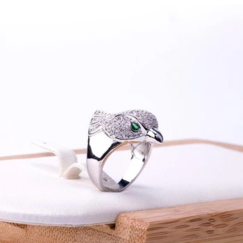LYCOON Nemokamas pristatymas Madinga, Naujausias gyvūnų, paukščių stiliaus žiedas Žiedas Nustatymas Kubinis Cirkonis Moterų Šalis Žiedas