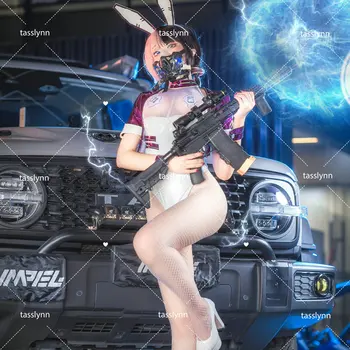 Manevras, Battle Bunny Mergina Ateityje Mechanika Cosplay Kostiumas Moterims Originalus Cosplay Seksualus Feminina
