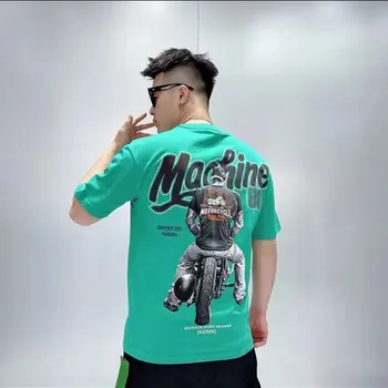 Nauja Vasaros vyriški Marškinėliai Hip-Hop Harajuku Mados Spausdinti Grafinis T Marškinėliai Vyrams Streetwear Tendencija Vyrų Drabužiai vatos Pagaliukai Tees Vyrai