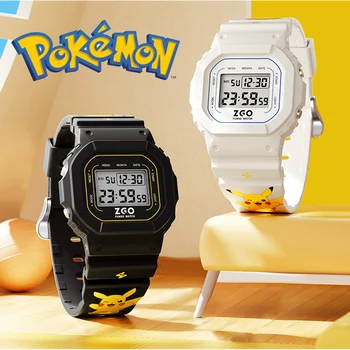 Naujas Pokemon Elektroninių Žiūrėti Pikachu Animacinių filmų Skaitmeninių Elektroninių Vandeniui LED Laikrodžių Apyrankės, Vaikų Žaislas Kalėdų Dovana