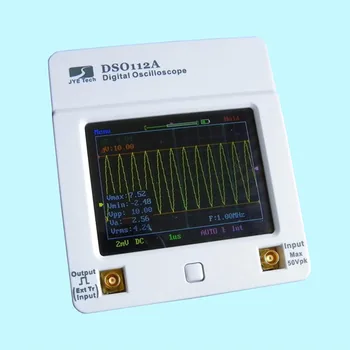 Nešiojamų Jutiklinis Ekranas TFT Mini Skaitmeninis Oscilloscope DSO112A TFT USB Kišenėje Oscilloscope Sąsaja 2MHz 5Msps