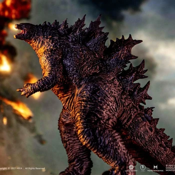 Originalus Hiya Godzilla Vs King Kong Filmą Gojira Anime Monsterarts Dinozaurų Veiksmų Skaičius, Pvc Rinkti Modelį, Dekoro, Žaislų Kalėdų Dovana