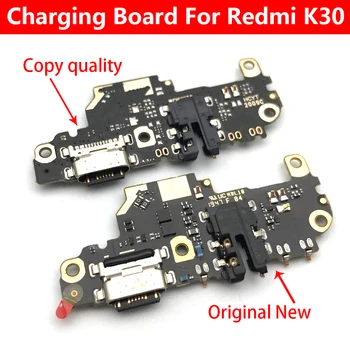Originalą Xiaomi Redmi K30 USB Įkrovimo lizdas Dock Jungties Kištuką Valdybos Flex Kabelis Xiaomi Pocophone X2 Poco X2