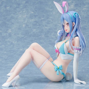 Sexy Anime Mergina Pav Pirmines Chris/Kozuki Erina -1/4 - Aqua Blue Bunny Versija Ecchi Pav.