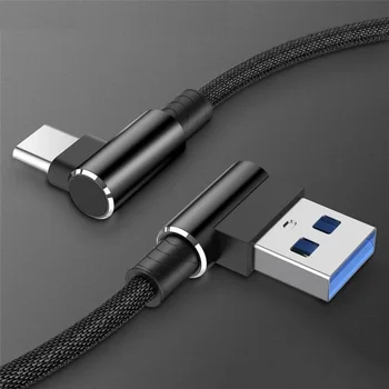 USB C Tipo Kabelis 90 Laipsnių Samsung 