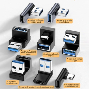 USB-Mobiliojo Telefono Adapteris, USB C su USB A Adapteris stačiu Kampu USB-A 3.0 Male į USB C Tipo Conenctor Kompiuterio USB Disko Adapteris