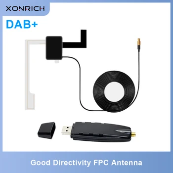 Xonrich USB 2.0 Automobilių DVD Grotuvas, Skaitmeninis Radijo Imtuvas, DAB+ DAB Radijo Imtuvas Stick w/ Antenos, Skirtos Android DVD Grotuvas