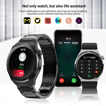 ZODVBOZ Žiūrėti GT3 Pro Custom Dial Atsiliepti į Skambutį AMOLED Smart Watch Vyrų Sport Fitness Tracker Vandeniui Smartwatch Už 