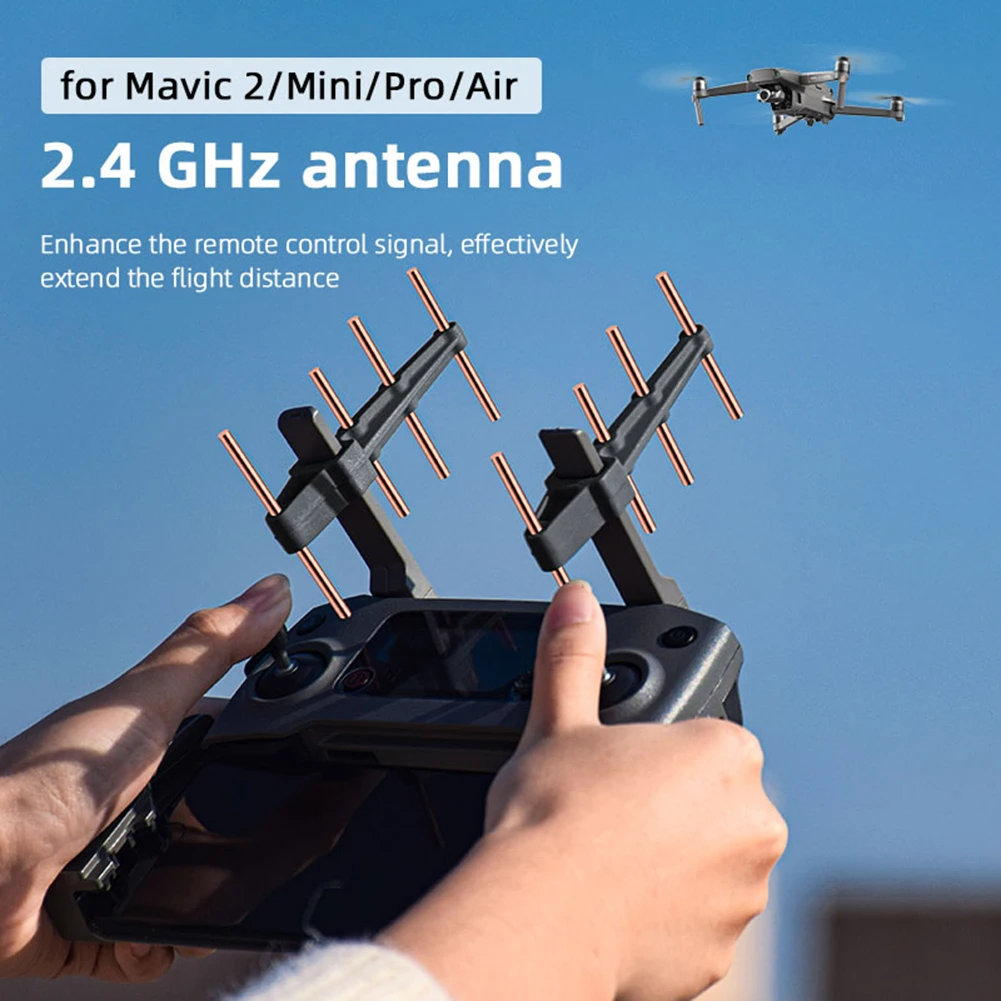 2.4 GHz Yagi Antenos Stiprintuvas Nuotolinio Valdymo Signalų Extender DJI Mavic 2 Mini Stiprinti Padidinti Antenos Stiprintuvas Nuotrauka 3