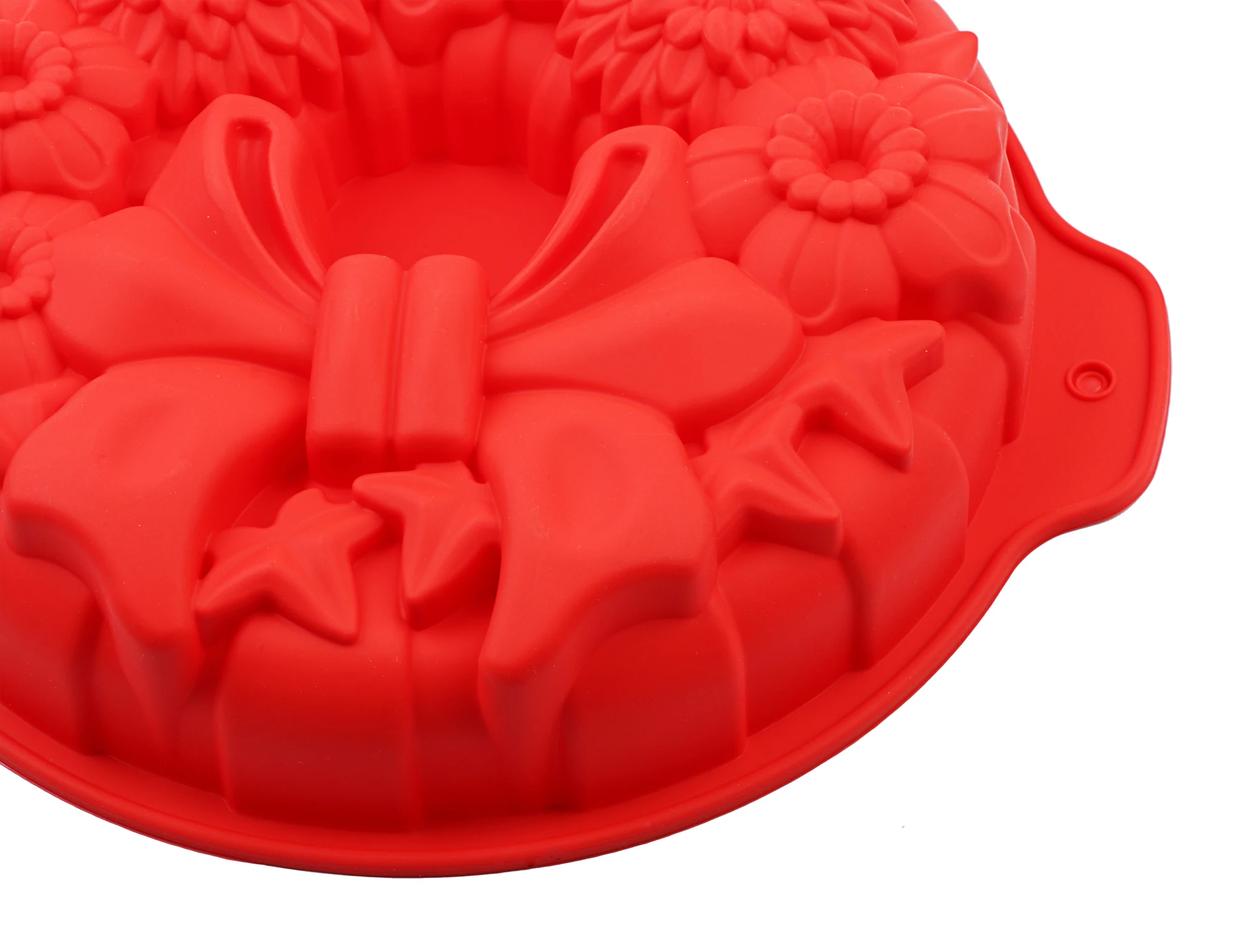 2019 Silikono tortas Gėlių Pan Silikono Tortas Pelėsių šifono Kepimo Įrankiai Šifono Tortas Apvalus Pica Keptuvėje Didelių pelėsių tortas pelėsių Nuotrauka 2