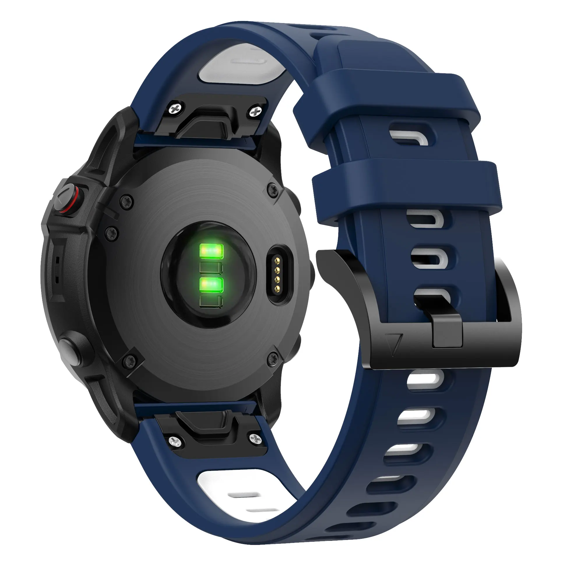 22mm Watchband Dirželis Garmin Fenix 5 Smart Žiūrėti Greitas Spaudai Silikono Lengvai tilptų Riešo Dirželiai Garmin Forerunner 935 945 Nuotrauka 3
