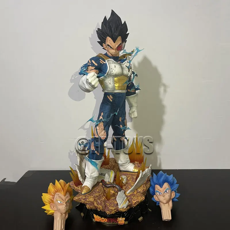 55CM Anime Dragon Ball Vedžitas Pav Keičiamų Galvos Vedžitas Statulėlės PVC Veiksmų Skaičiai GK Statula Kolekcijos Modelis Žaislai, Dovanos Nuotrauka 3