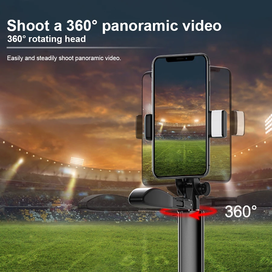 MAMEN Rankinius Vaizdo Fotografavimo Gimbal Stabilizatorius su Bluetooth Nuotolinio Valdymo pulto Telefono Automatinis Balansas Selfie Stick Trikojo Nuotrauka 5