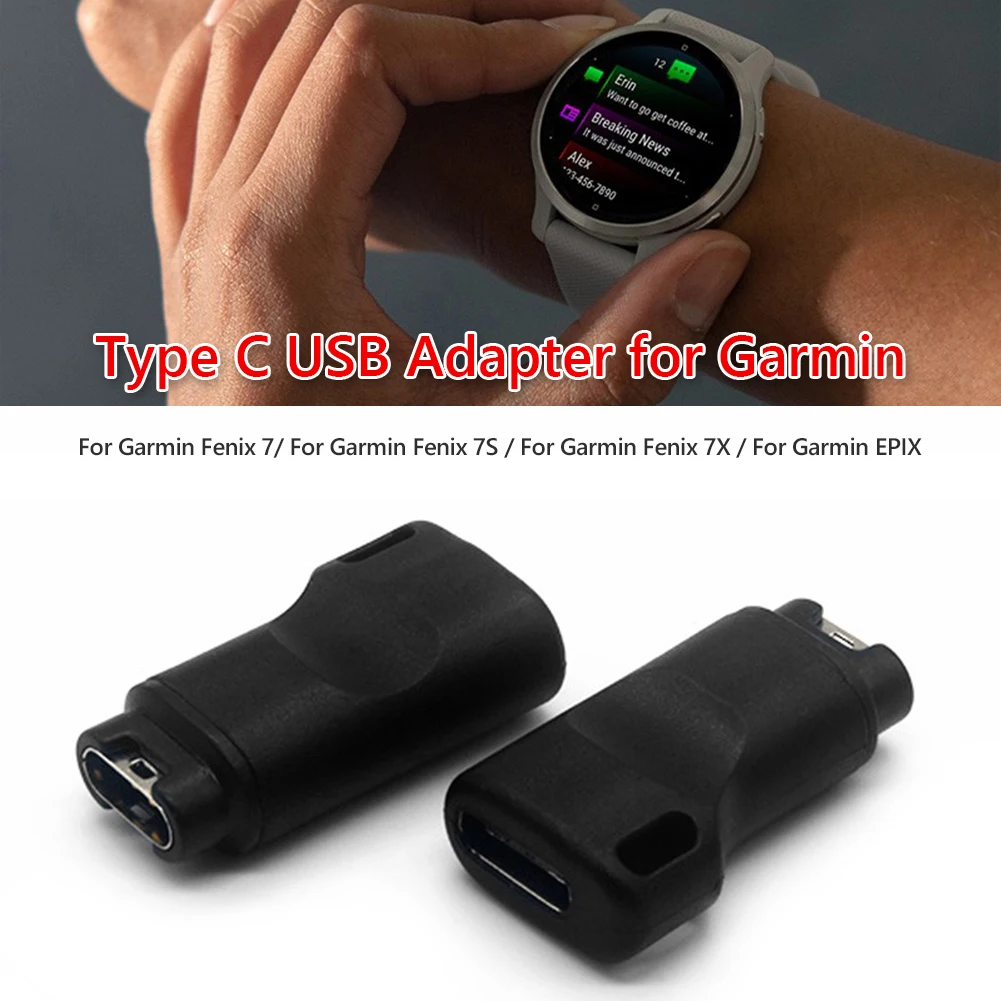 USB Tipo C Įkroviklio Adapteris, skirtas Garmin Fenix 7 / 7S / 7X Garmin Epix Žiūrėti Fenix 6 6s 5 Plus Smart Žiūrėti Įkrovimo Priedai Nuotrauka 1