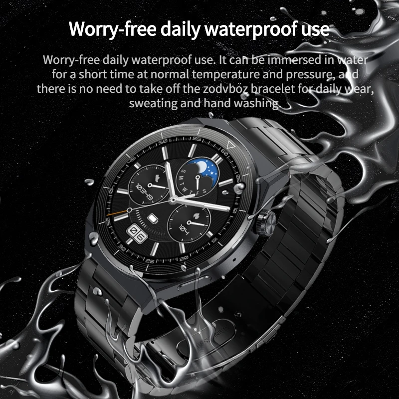 ZODVBOZ Žiūrėti GT3 Pro Custom Dial Atsiliepti į Skambutį AMOLED Smart Watch Vyrų Sport Fitness Tracker Vandeniui Smartwatch Už 