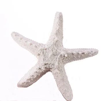 1pcs 16cm dydis derva medžiaga, dirbtinis baltas Myli sea shell dirbtinis balta žvaigždė 
