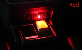 1pcs Automobilių Stiliaus USB Atmosfera LED Šviesos Automobilių Reikmenys KIA Rio k2 k3 K4 k5 KX3 KX5 Sportage R Cadenza Forte Ceed Carens