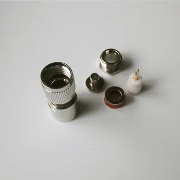 1Pcs Mini UHF miniUHF Male Plug Apkabos, RG58 LMR195 RG142 Kabelis RF, Coaxial) Jungtis