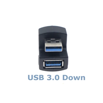 5Gbps Up & Down 180 Laipsnių Kampu, USB 3.0-2.0 Adapteris Vyrų ir Moterų Išplėtimo Jungties Dirbti LTE adapteris, Maitinimo Bankas