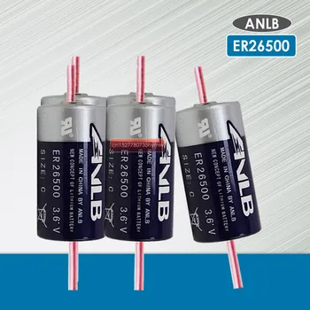 5vnt/daug Naujos Originalios ANLB 3,6 V ER26500 ličio Baterija 9000mAh Su Kaiščiais pirminės batterycapacity smart kortelė skaitiklis