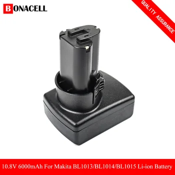 Bonacell 10.8 V 6000mAh Ličio Baterija Makita BL1013 TD090D TD090DW LCT203W LCT204 194550-6 & 4.0 ah & 3.0 ah L70