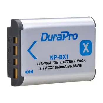 DuraPro 1860mAH NP-BX1 NP BX1 NPBX1 Baterija Sony fdr x3000 HDR as300 DSC rx100 iii zv-1 DSC RX1 RX100iii AS300V HDR-AS300R