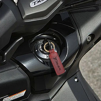 Motociklo karvės odos Keychain Raktų Žiedas Atveju Motoroleris Yamaha Tmax T-max Modeliai