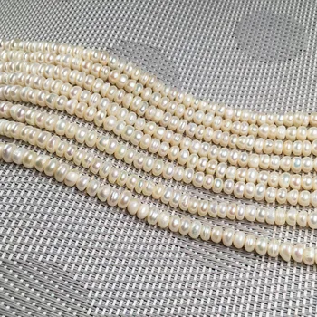 Natūralūs Gėlavandenių Perlų Duobute Izoliuoti Plokščios formos Granulių Punch Prarasti Karoliukai papuošalai priėmimo 