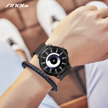 SINOBI Mados Kūrybos vyriški Kvarcas Laikrodžiai Luxury Smart vyriški Sportiniai Laikrodžiai Votex Judėjimo Žiūrėti Laikrodis Relogio Masculino