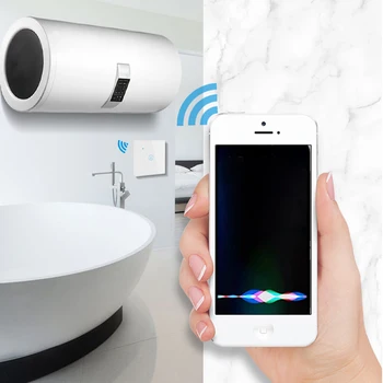 Smart 20A HomeKit WiFi lietimui Katilo Jungiklis ES/JK Namų Automatikos Vandens Šildytuvo Valdymas Balsu Alexa, Google 