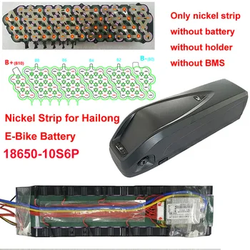 Suformuota Nikelio Juostos Hailong Baterija 10S6P 13S5P Storis 0,15 mm 36V 10S 6P 48V 13S 5P Fit 