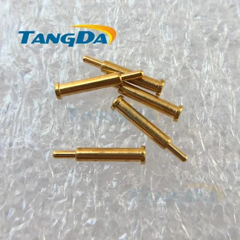 Tangda 1000pieces 2*10mm D 2*10 pavasario zondas PCB test pin Aukštos srovės Vadovas pin rasti pin Pogo pin įkrovimo jungtis A.