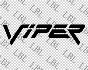 Už (2vnt) Dodge Viper Logotipą, Automobilių Kėbulo Langą Vinilo lipdukas, Decal