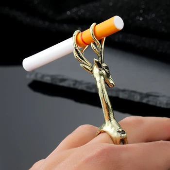 YADELAI 2022 Mados Derliaus Dragon Formos Cigarečių Įrašą Mini Žiedas Vyrams Rūkymas Vamzdis Accessories Mados Žiedas Unikali Dovana