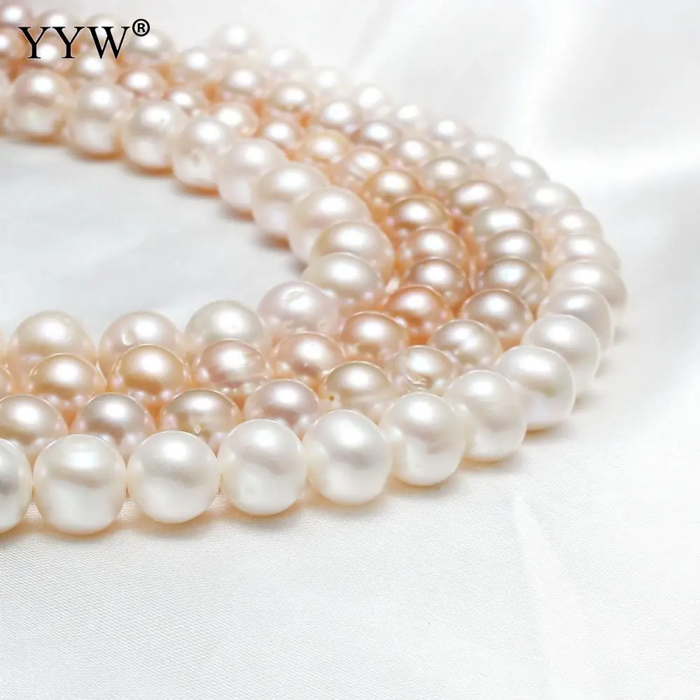 10-11mm Natūralių Perlų Karoliukai Gėlavandenių Perlų Karoliukais Baroko Prarasti pearl, 