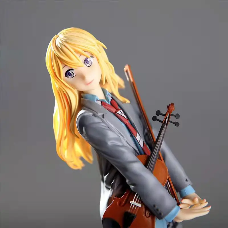 20cm Savo Melą balandžio Shigatsu Wa Kimi No Uso Miyazono Kaori PVC Anime Pav Žaislo Modelis Lėlės Suaugusiųjų Dovanų Kolekcija Nuotrauka 2