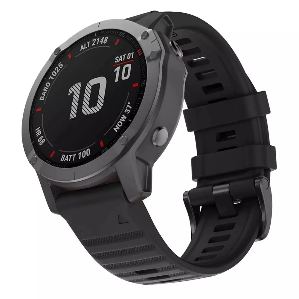 26 22MM Silikono QuickFit Watchband Dirželis Coros VERTIX/2 SmartWatch Easyfit Riešo Juostos Garmin Fenix 7 7X 6 6X Pro Correa Nuotrauka 4