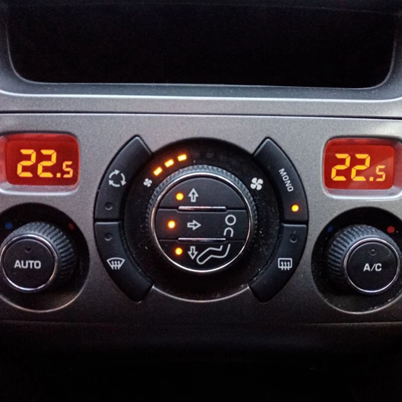 2vnt Automobilių ACC Ekranu, Oro Kondicionavimo sistema, Informacijos Ekranas Pixel Remontą Peugeot 308 308CC 2007-2013 m. Nuotrauka 2