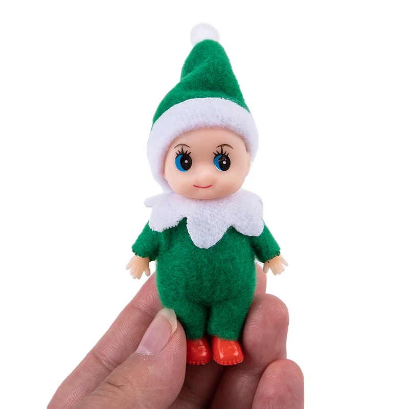 2vnt Kalėdų Elf Baby Doll Oranment Dekoro Laimingų Naujųjų Metų Pedents Vaikams Žaislas Dovana Nuotrauka 2