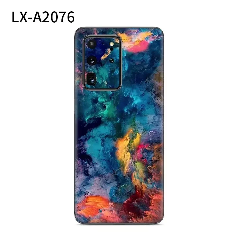 3M Plėvelės Samsung Galaxy S20 S20 ultra S20 Plius Filmų Atvejais Decal Odos Aurora Atgal Apima Raštas Wrap Ultra Plonas Lipdukai Nuotrauka 2