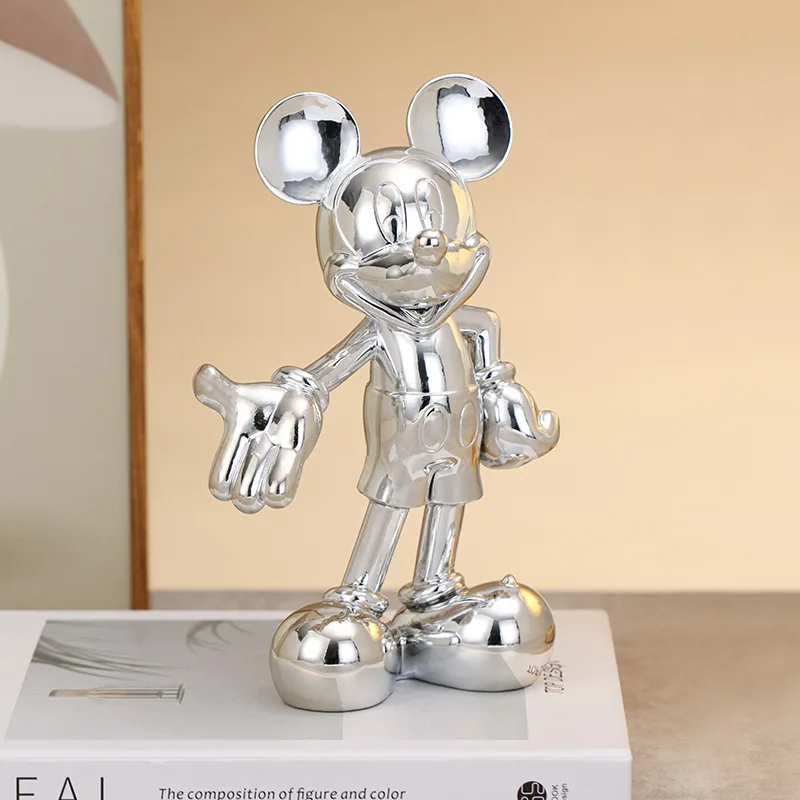 Anime Cartoon Mickey Mouse Pav Statula Dervos Danga Sveiki Gestas Skulptūra Mados Mickey Papuošalai Office Namų Dekoro o Nuotrauka 2