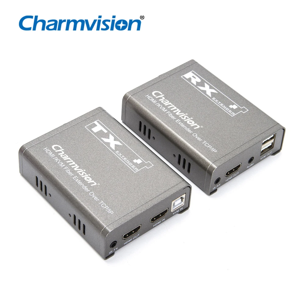 Charmvision EVO-1UH 20Km Pluošto HDMI KVM Extender 4K 1080P SC FC HD Vieną Optinio RX 3.5 mm Audio Video Atskyrimo USB K/M Konvertuoti Nuotrauka 5