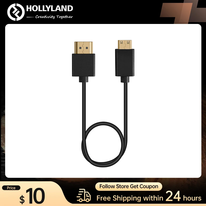 Hollyland Micro HDMI į HDMI Kabelis Belaidžio Vaizdo Perdavimo Sistemos Mars 300 Pro Marsą 400s Pro Nuotrauka 0