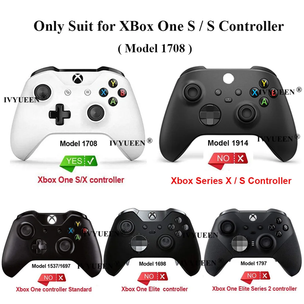 IVYUEEN Xbox One X S Valdytojas Sporto Balta Pakeitimo Būsto Shell Atveju Faceplate Padengti Mygtukai Mod Kit Specialusis Leidimas Nuotrauka 0